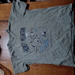 Shirt it is a military green